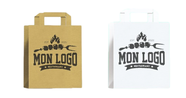 Sacs Kraft Noir & Blanc